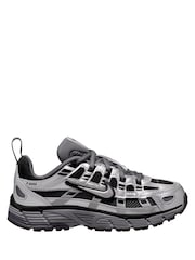 Nike Black Silver Junior P6000 Trainers - Image 1 of 3