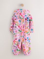 Pink Characters Waterproof Printed Puddlesuit (3mths-7yrs) - Image 6 of 11