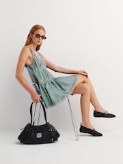 Free People In This Groove Mini Slip Dress - 2 paveikslėlis iš 11