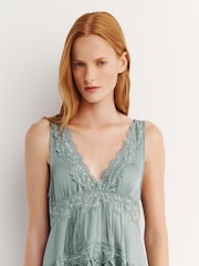 Free People In This Groove Mini Slip Dress - 5 paveikslėlis iš 11