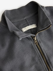 Free People Black Celeste Quarterzip Jacket - Image 4 of 6