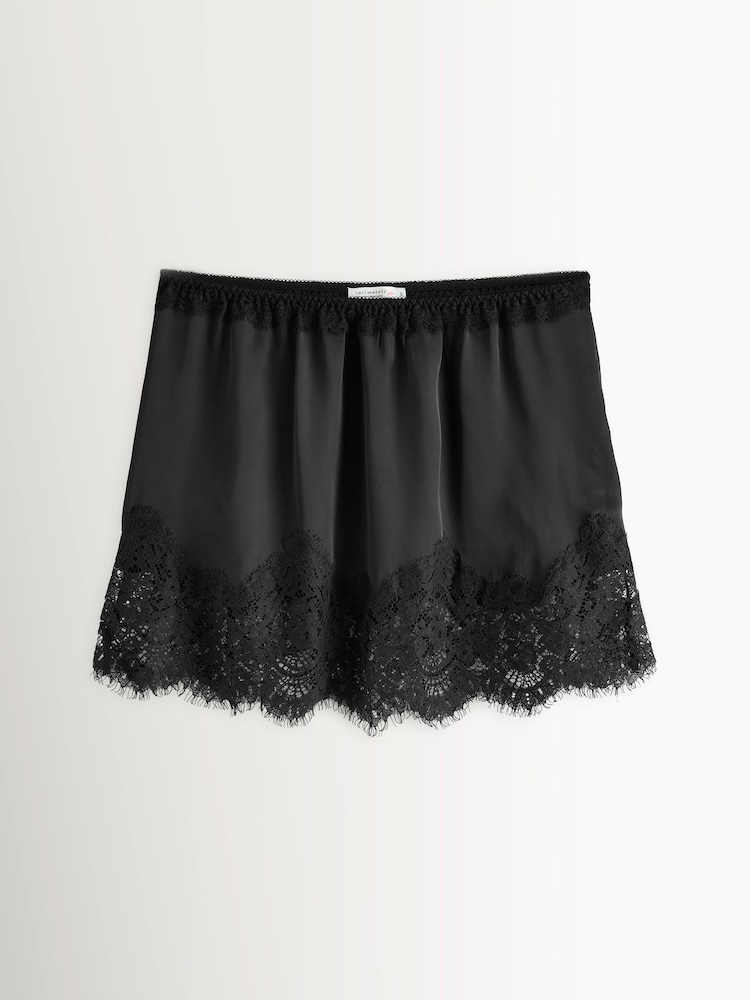 Noir - Minijupe Free People Mix In The Middle - Image 1 de 4