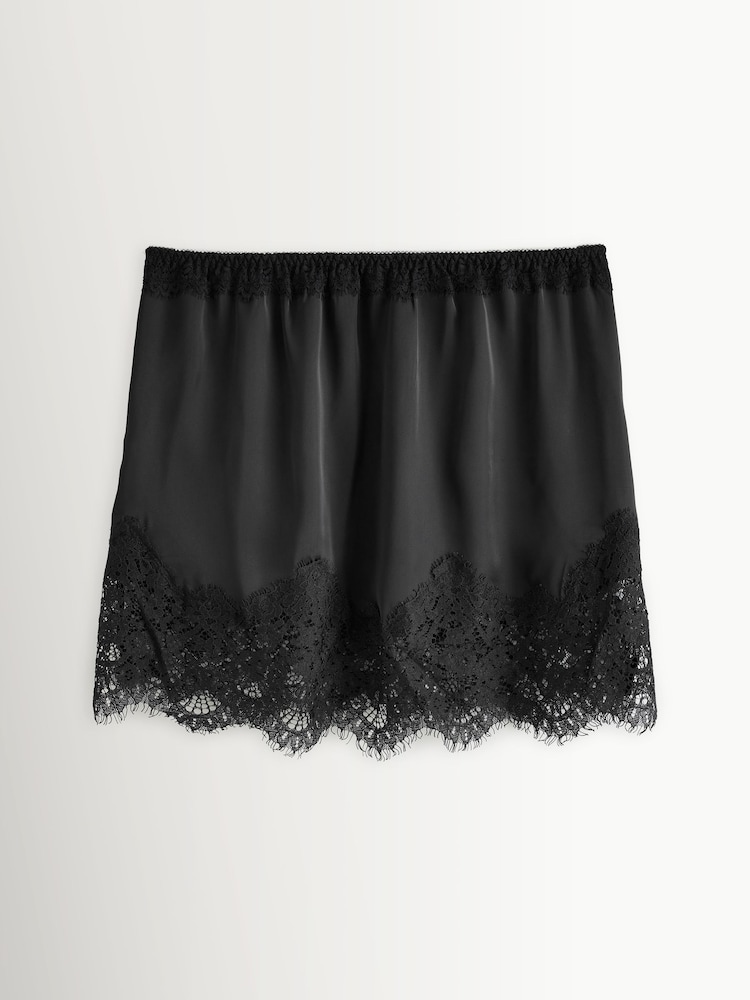 Noir - Minijupe Free People Mix In The Middle - Image 2 de 4