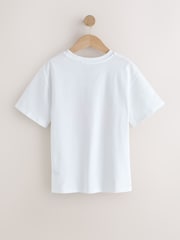 White Zara Larsson Oversized Graphic T-Shirt (3-16yrs) - Image 7 of 9