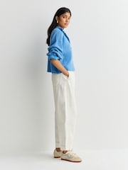 Free People Blue Celeste Quarter Zip Jumper - Image 2 of 5