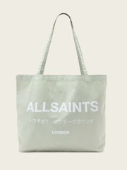 AllSaints Green Underground Tote - Image 1 of 7
