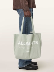 AllSaints Green Underground Tote - Image 7 of 7