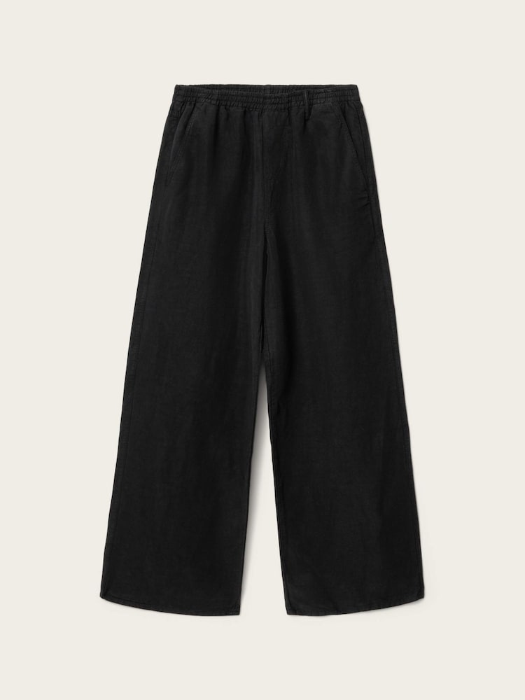 AllSaints Black Korten Trousers - Image 6 of 6