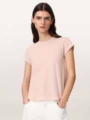 AllSaints Pink Anna T-Shirt - Image 1 of 6