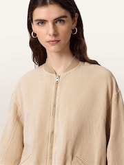 AllSaints Brown Sofi Jacket - Image 3 of 7