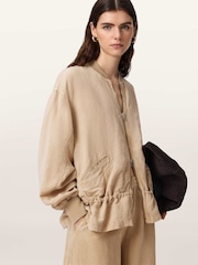 AllSaints Brown Sofi Jacket - Image 4 of 7