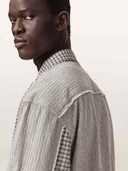 AllSaints Grey Kage Shirt - Image 3 of 7