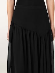 AllSaints Black Cyra Maxi Skirt - Image 3 of 7