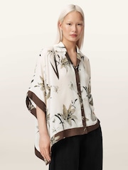 AllSaints White Relaxed Shirt - Image 1 of 6