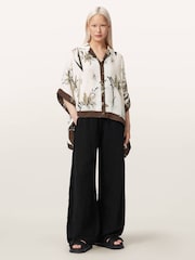AllSaints White Relaxed Shirt - Image 2 of 6