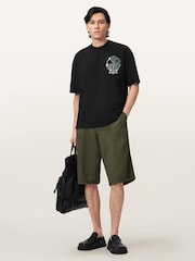 Vert - AllSaints Echo Shorts - Image 5 sur 7