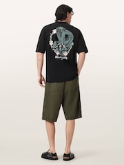 Vert - AllSaints Echo Shorts - Image 6 sur 7