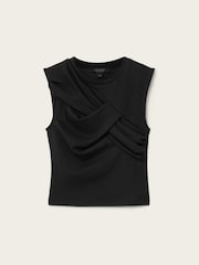 AllSaints Black Nella Tank - Image 6 of 6