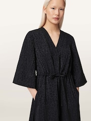 AllSaints Black Diana Dress - Image 3 of 5