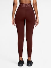 Nike Mystic Date Brown Pro Sculpt High Waisted Full Length Leggings - Image 2 of 3
