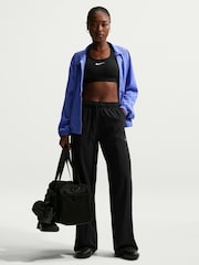 Nike Black One Dri-FIT Woven Wide-Leg Joggers - Image 1 of 5