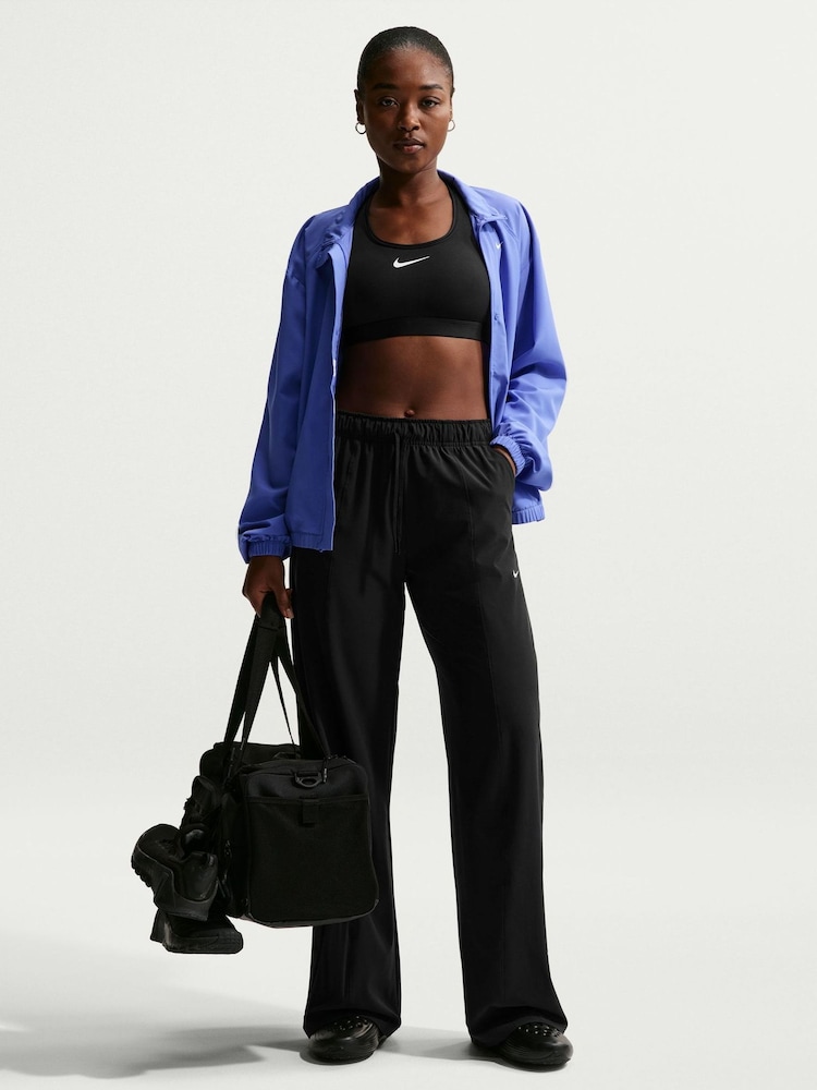 Nike Black One Dri-FIT Woven Wide-Leg Joggers - Image 1 of 5 Nike Black One Dri-FIT Woven Wide-Leg Joggers - Image 1 of 5