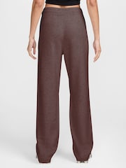 Nike Burgundy Sportswear Mid Rise Knit Joggers - Image 2 of 3