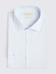 MOSS Blue Regular Fit Stretch Shirt - Image 2 of 2