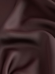 Chocolate Brown Satin Midi Skirt - Image 8 of 8