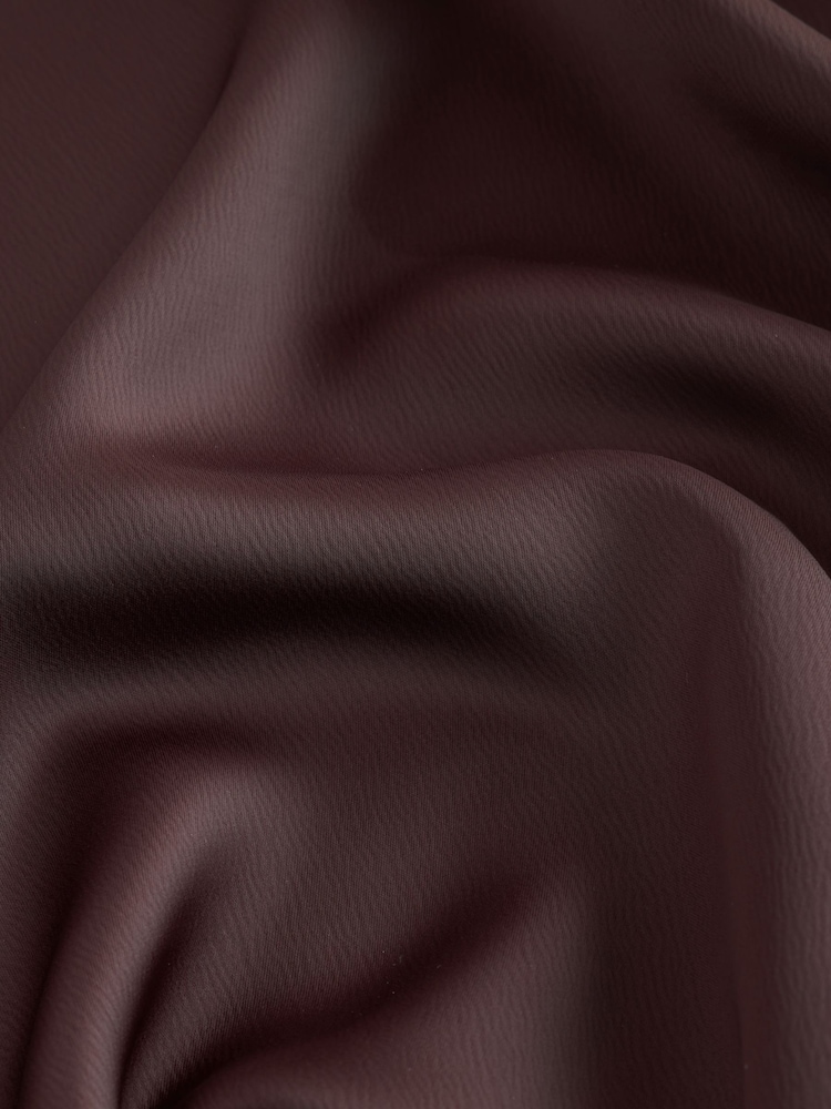 Chocolate Brown Satin Midi Skirt - Image 8 of 8 Chocolate Brown Satin Midi Skirt - Image 8 of 8