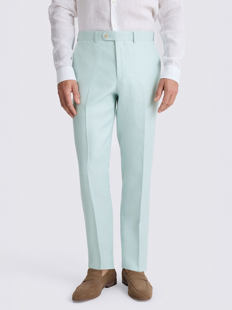 MOSS テーラードフィット・ツイルリネンスーツパンツ - 画像 1 / 2