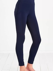 Harry Hall Blue Everyday Riding Leggings - Image 2 of 4