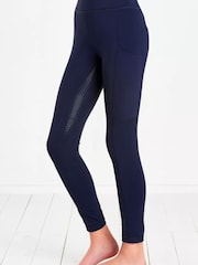 Harry Hall Blue Everyday Riding Leggings - Image 3 of 4