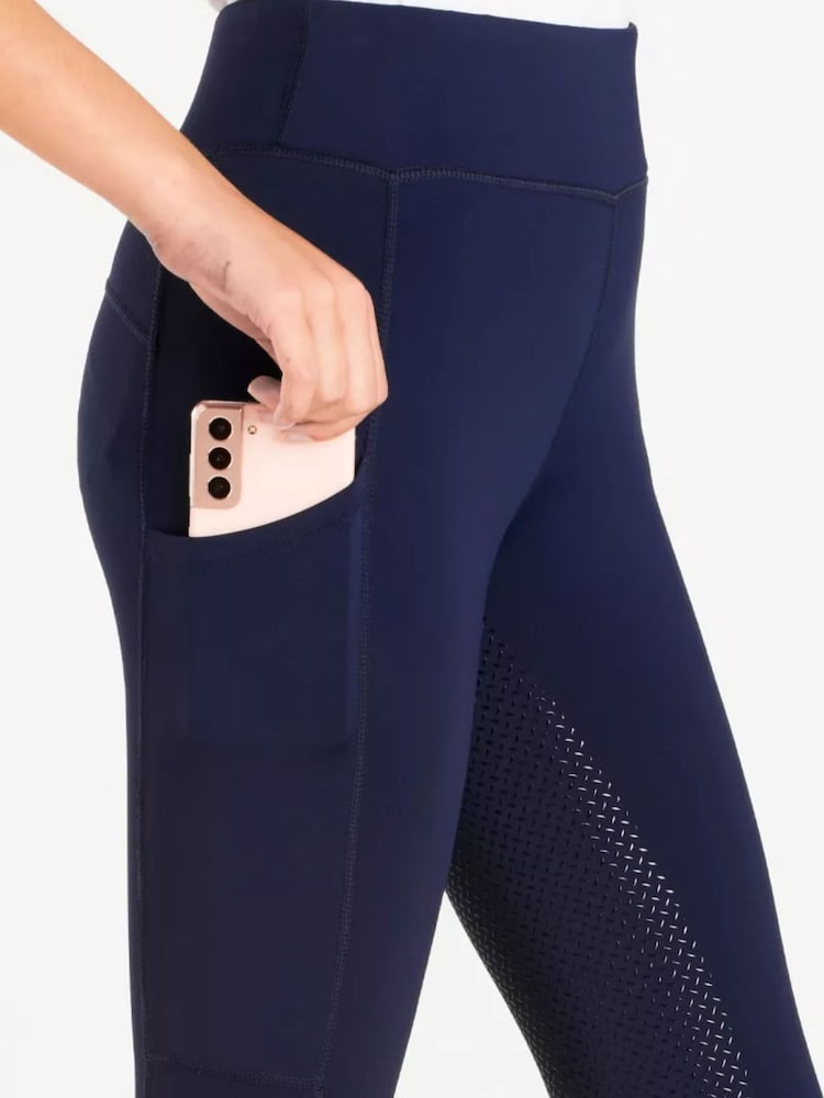 Harry Hall Blue Everyday Riding Leggings - Image 4 of 4