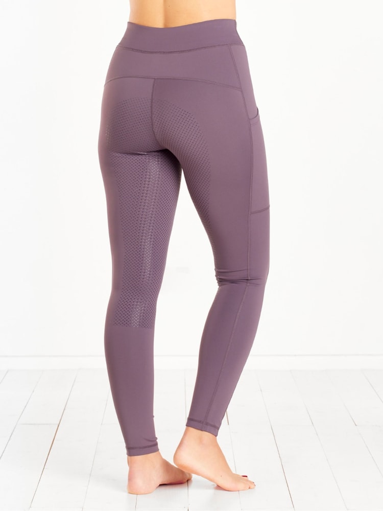 Harry Hall Purple Everyday Riding Tights - Image 2 of 6
