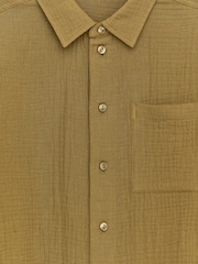ARKET Green Relaxed Muslin Shirt - Image 2 of 2