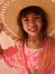 Monsoon Palm Print Pom Pom Kaftan - Bild 2 von 5