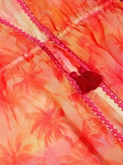 Monsoon Palm Print Pom Pom Kaftan - Bild 5 von 5