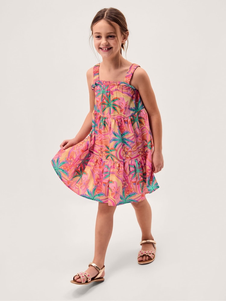Monsoon Tropical Swirl Print Beach Dress - Bild 1 von 4