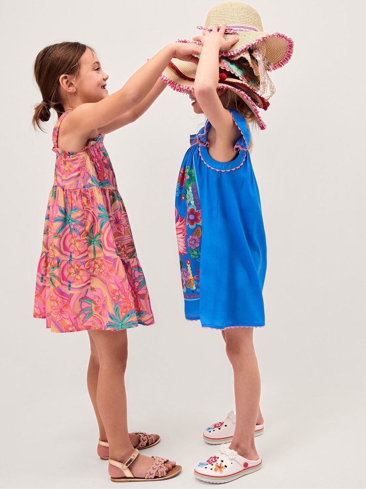 Monsoon Tropical Swirl Print Beach Dress - Bild 2 von 4