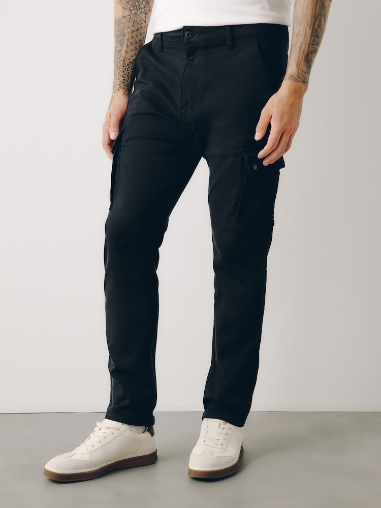 Schwarz - Motionflex Cargohose - Bild 1 von 9