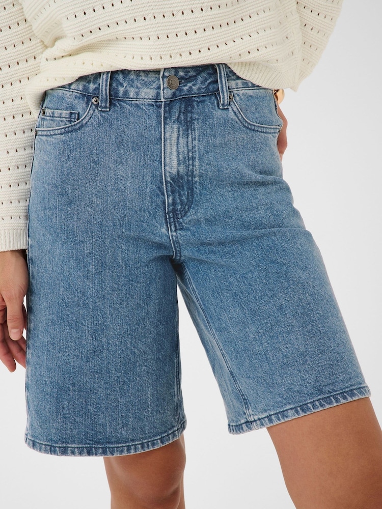 Kaffe Blue KaVallis Denim Shorts - Image 1 of 6 Kaffe Blue KaVallis Denim Shorts - Image 1 of 6