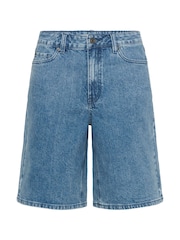 Kaffe Blue KaVallis Denim Shorts - Image 5 of 6