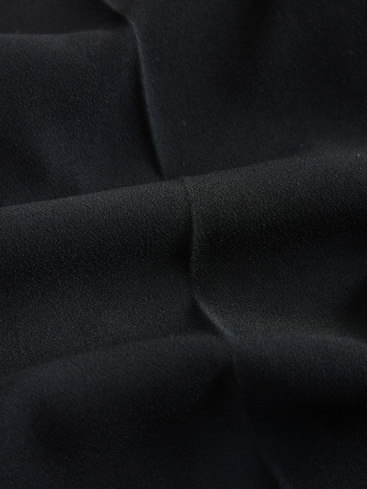 Black Slim Tuxedo Trousers - Image 8 of 8