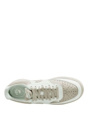 Nike White Grey Court Vision Low Trainers - Image 2 of 3
