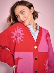 Eleanor Bowmer Moon Sun Knitted Cradigan - 5суретінің 4 суреті
