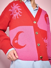 Eleanor Bowmer Moon Sun Knitted Cradigan - 5суретінің 5 суреті