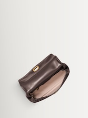 Michael Kors Brown Bryant Turnlock Convertible Chain Shoulder Bag - Image 5 of 5