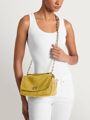 Michael Kors Green Bryant Turnlock Convertible Chain Shoulder Bag - Image 2 of 4