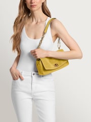 Michael Kors Green Bryant Turnlock Convertible Chain Shoulder Bag - Image 3 of 4